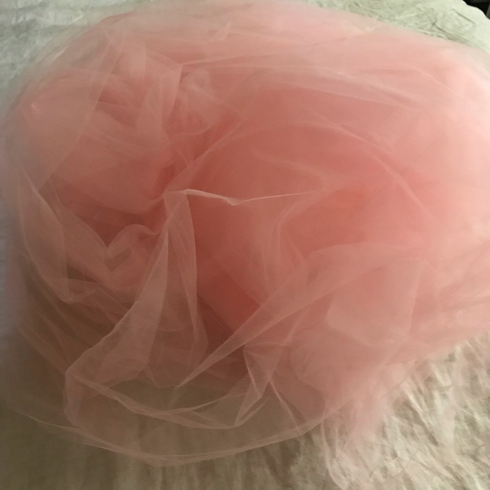 Pink Tulle Fabric - Picture 3 of 7